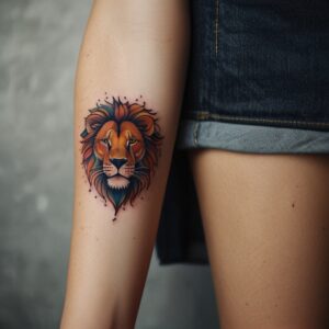 tribal lion tattoo designs