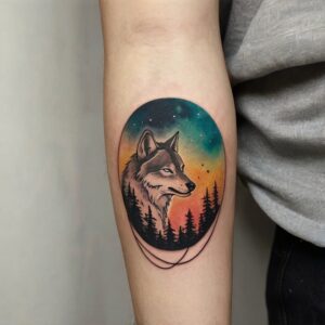 tribal wolf tattoo designs