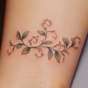 vines and flowers tattoo designs