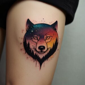 wolf dreamcatcher tattoo designs