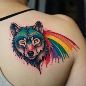 wolf head tattoo designs