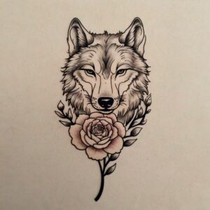 wolf tattoo drawing designs