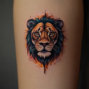 women_s lion tattoo designs