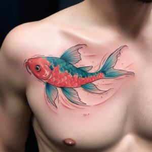 yin yang koi fish tattoo designs