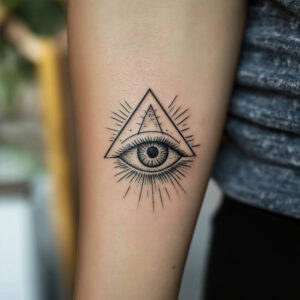 all eye seeing tattoo