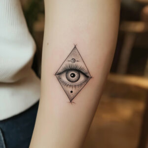 all seeing eye pyramid tattoo