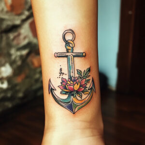 anchored art tattoo