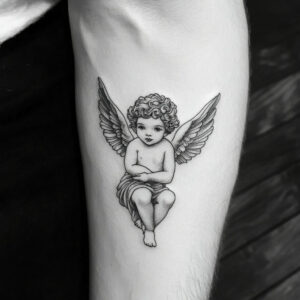 angel and cherub tattoos designs