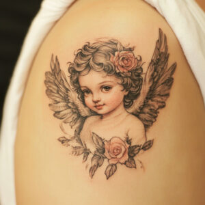 angel cherub tattoo designs