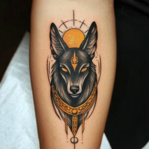 anubis and horus tattoo