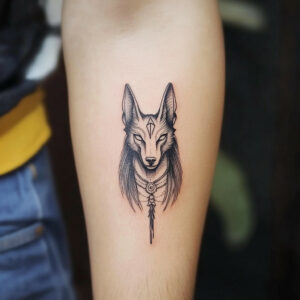 anubis tattoo design