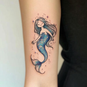 aquarius constellation tattoo