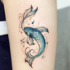 aquarius tattoos for males