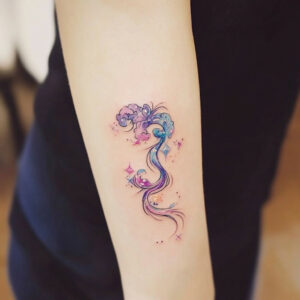 aquarius zodiac sign tattoo