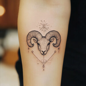 aries constellation tattoo