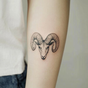 aries design tattoo