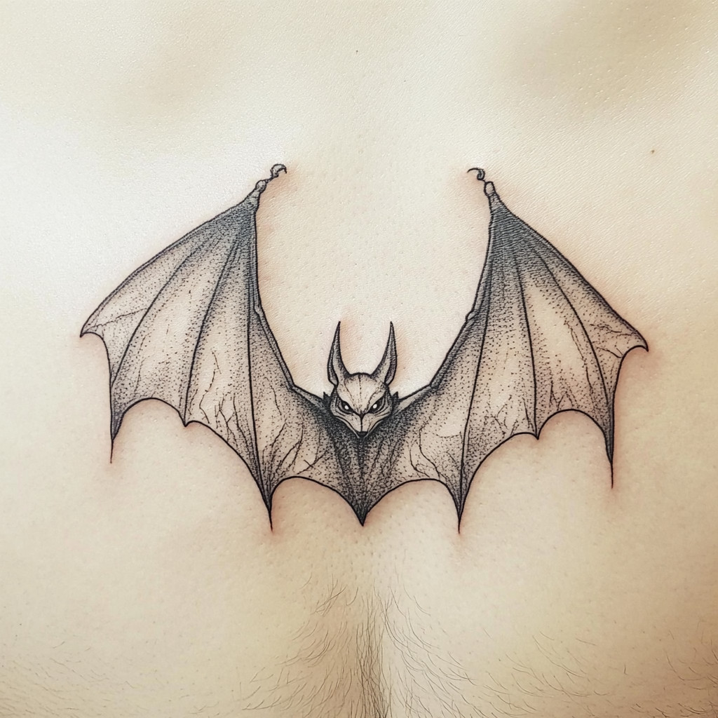 bat tattoo