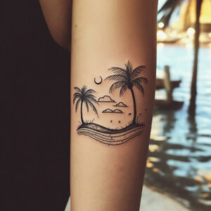 beach tattoo designs