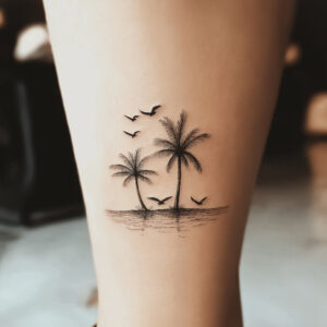 beach themed tattoos