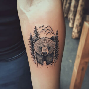 bear claw tattoo