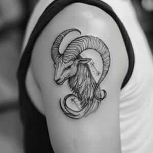 best capricorn tattoo designs