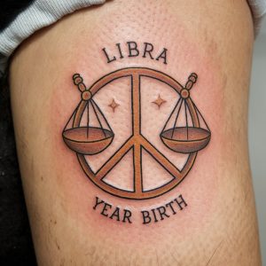 birth year tattoo font