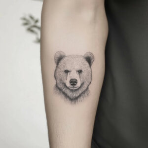 black bear tattoo