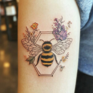 bumble bee tattoo