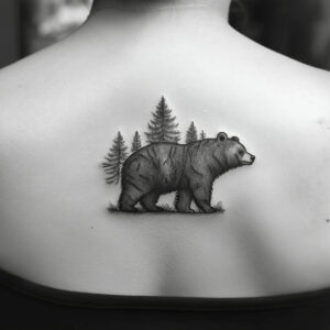 california bear tattoo