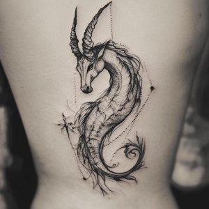 Capricorn Tattoo Design