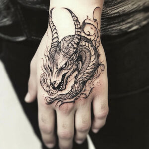 capricorn tattoo sign