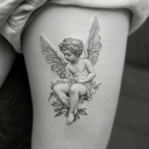 cherub tattoo design