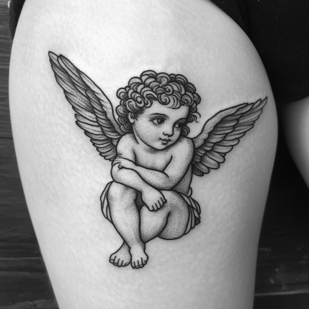 Cherub Tattoo Designs | Tattoo Designs World