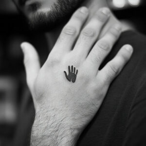 easy small hand tattoos for men