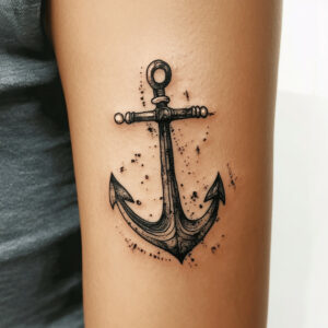 female anchor tattoos