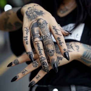 Full hand tattoo designs