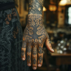 full tattoo hand