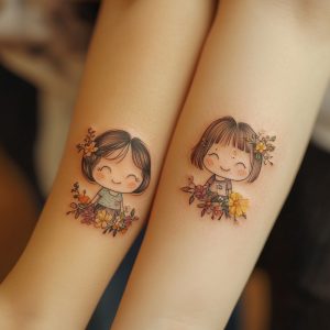 Girly best friend tattoos