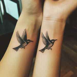 girly best friend tattoos