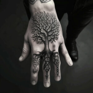 hand tattoo designs ladies