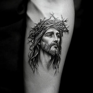 jesus tattoo design