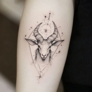 leo capricorn tattoo