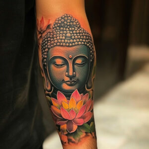 lotus buddha tattoo