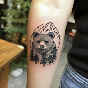 pooh bear tattoo