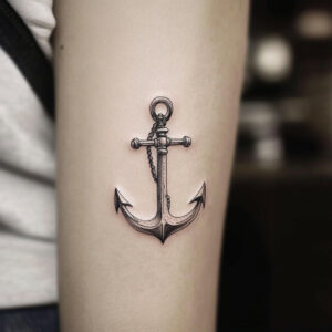 simple anchor tattoo