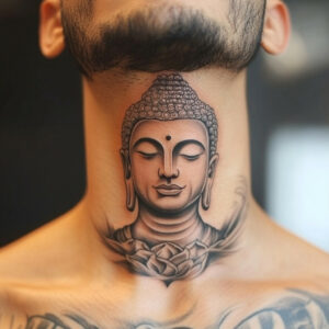 simple buddha tattoo design