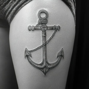 small anchor tattoo