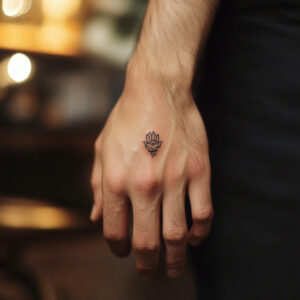 small hand tattoo designs for men