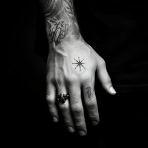 small tattoo designs for mens hand