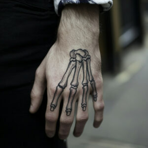 small tattoo on hand for men